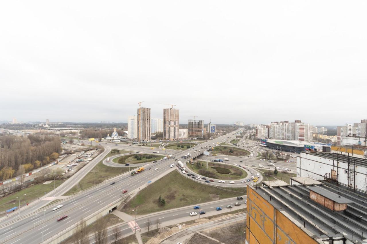 Уютная 1 Комнатная Квартира Люкс На Теремках Kiev Luaran gambar